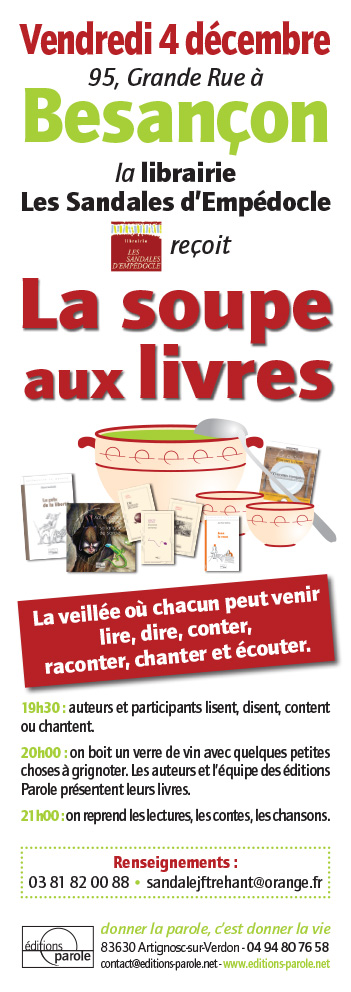 Soupe aux livres