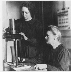 Irne et Marie Curie